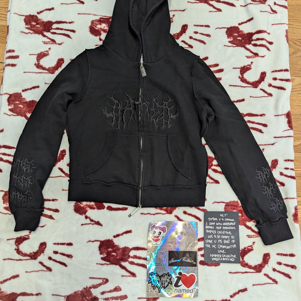 Named collective ghost zip hoodie